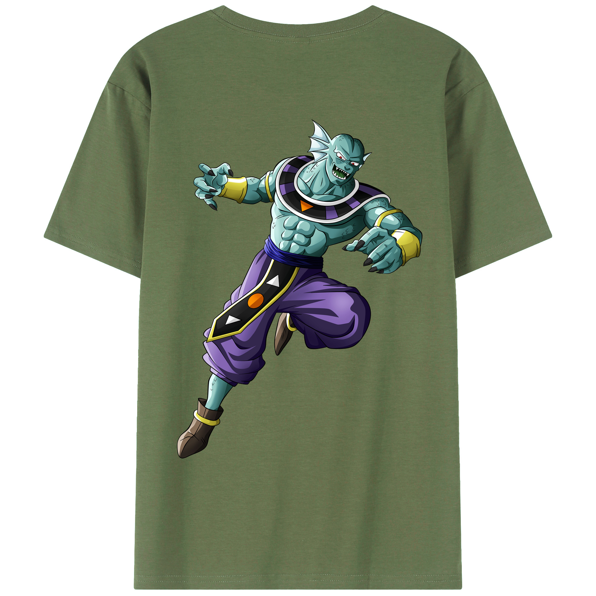 （画像用） ドラゴンボール DRAGON BALL 綿100％ メンズ半袖Tシャツ（バックプリント） 通気性